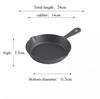 6 Inch Cast Iron Skillet, iron frying pan Frying Pan with Drip-Spouts,Nonstick Cookware, Camping Indoor and Outdoor Cooking