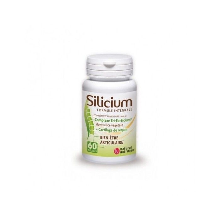 Natural Nutrition Silicium 60 Gélules