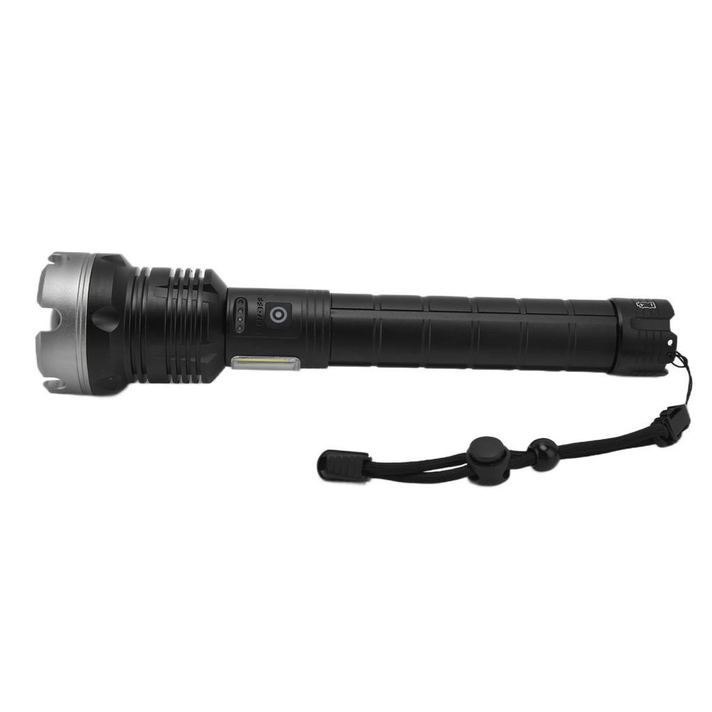 P90 Powerful Flashlight 5000LM Telescopic Zoom Flashlight IP65 Waterproof Electric Torch for