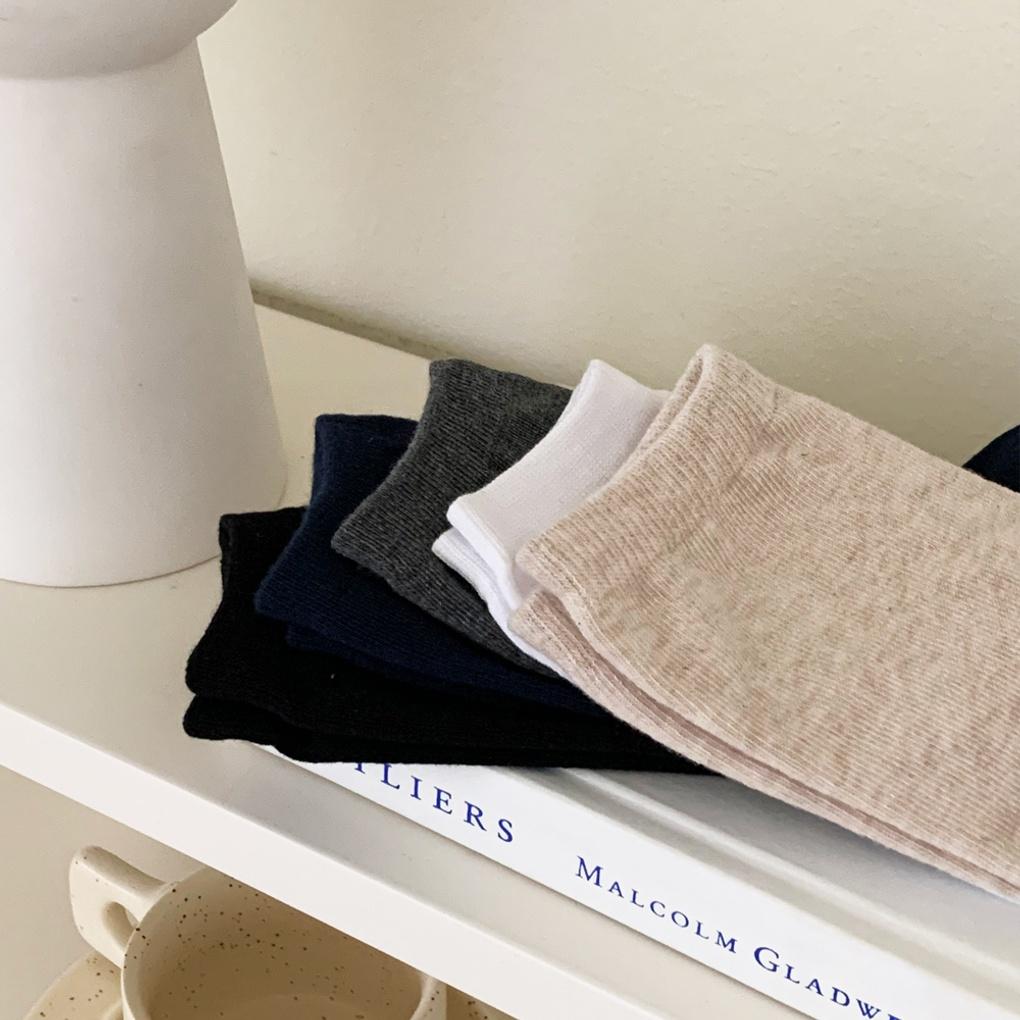 10 Pairs of Women's Four-season Basic Long Socks