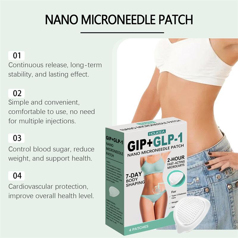 4 Patches/Box Nano Micro Needle Plasters Firming Line Improvement Skin Care Patch Gently Cares Contours Body Skin Daily Care