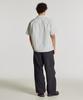 Nyuballanseu Nbntg31513 / Uni Frozen Cotton-Like Cargo Wide Pants (Charcoal)