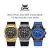 OPK Brand Watch Fashion Trend Large Dial Multifunctional Luminous Waterproof Quartz Men's Watch 8193