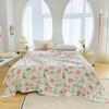 Class A Bamboo Fiber Printed Summer Blanket, Towel Quilt, Nap Blanket, Machine Washable Cartoon Blanket