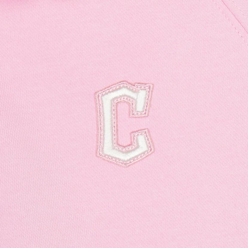 New MLB SS24 Cleveland Guardians Sweatshirt Women's Pink 3FMTB0341-45PKL