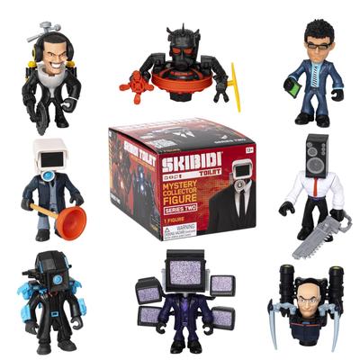 SKIBIDI Toilet Mystery Figur Sammlerserie 2 Sammelfigur - Offiziell lizenziertes Toiletten-Merchandise von der YouTube-Animationssensation