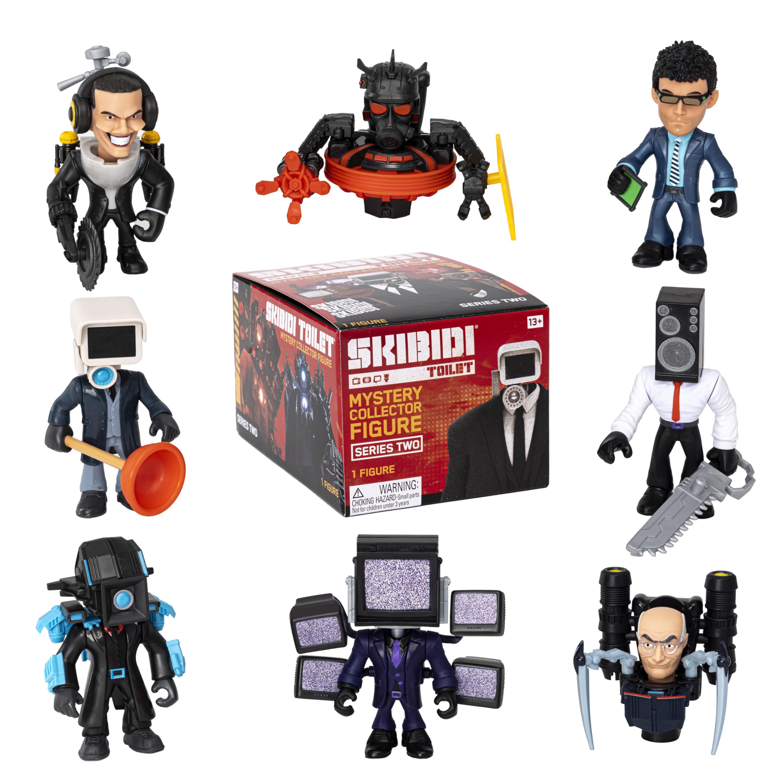 

SKIBIDI Toilet Mystery Figure Collector Series 2 Collectible Figure - Officially Licensed Toilet Merchandise from the YouTube Animation Sensation