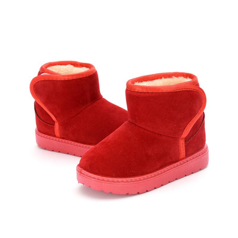 Children's Snow Boots Baby Thickened Super Soft Kids Boots Warm Rubber Snow Boots