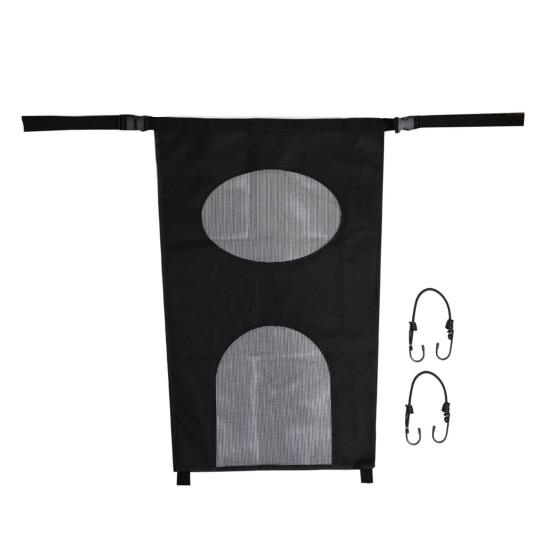 

Dog Barrier for Car Back Seat Easy to Install Pet Barrier Mesh Net with Hooks Safety Divider with Storage Pouch for Car SUV Truck 1pc
