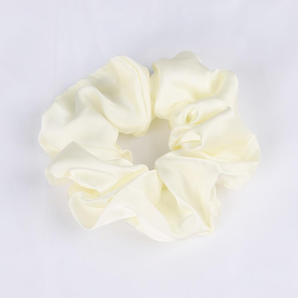 Silk Satin Scrunchies Elastic Hair Bands Women Girls Ponytail Holder Hair Ties Headbands High Quality Hair Accessories Fashion