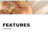 Qiong Yao 18K Gold-Plated Heart Couple Necklace - Trendy Titanium Steel Clavicle Chain P051