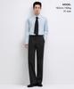 Musinsa Standard Wide Hidden Banding Slacks [Charcoal Gray]