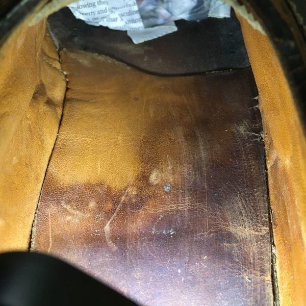 Vyrobeno 1968? FLORSHEIM Kenmoor Boty Long Wingtip Velikost 10.5C (27.027.5cm) Imperial Vintage Pánské(POUŽITÝ)