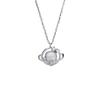 Dream Planet Collarbone Chain Personality Unique Girl Heart Gift Neck Chain Fantasy Color Zircon Moonstone Star Necklace
