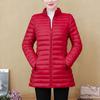 Women's Plus Size Winter Warm Jacket Thickened Waisted Design Standing Collar Windproof Loose Fit Outerwear Coat