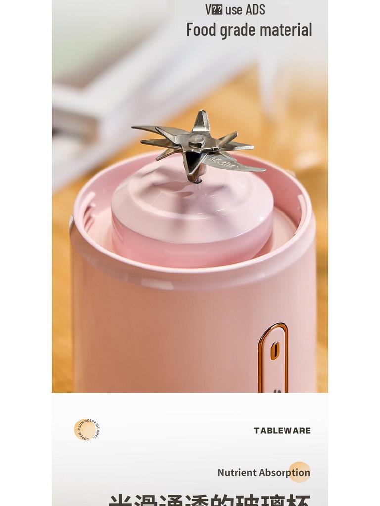 Portable Rechargeable Blender & Ice Crusher Juicer Cup