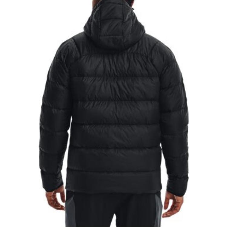 Under Armour Down Jackets Men's Black Hooded Thickened Other 1364903-003