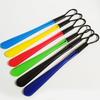 Long-Handle Colored Shoe Horn - Easy, No-Bend Shoe Lifter Tool