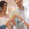 20pcs Plastic Champagne Flutes 4.5 Oz Clear Plastic Champagne Glasses Disposable Toasting Glass for Party Wedding Bar Supplies