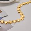 Fine Jewelry 316L Stainless Steel Star Chain Bracelets Women Bling Cubic Zirconia CZ Pink Heart Tennis Chain Bracelet