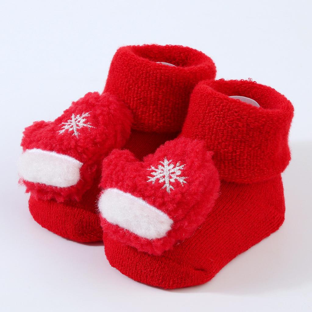 Christmas Socks Thick Warm Baby Socks Winter Cotton Socks