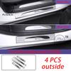 For BYD Sealion 06 EV/DMI 2025 2026 Car Door Sill Guards Protector Threshold Trim Cover Sticker Modification Accessories