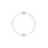 Remix Collection Exquisite Square Paved Pearl Crystal Magnetic Clasp Elegant Rose Gold Metal Bracelet Women Bracelet Silver 5570815
