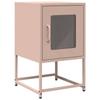 VidaXL Table de chevet rose 36x39x60,5 cm acier laminé à froid, table d'appoint, armoire de lit, table d'appoint pour 853327