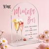 Clear Table Place Cards Arch Wedding Numbers, 1-10 with Stands, Acrylic Settings Signs for Receptions, Parties, Anniversaries, Events Banquet Displays