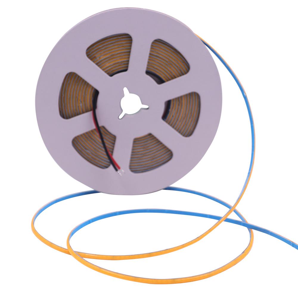 5V COB LED Strip Light 320LEDs/m High Density Flexible Tape 3mm 5mm 8mm Width FOB LED Ribbon Warm Natural White Red Green Blue