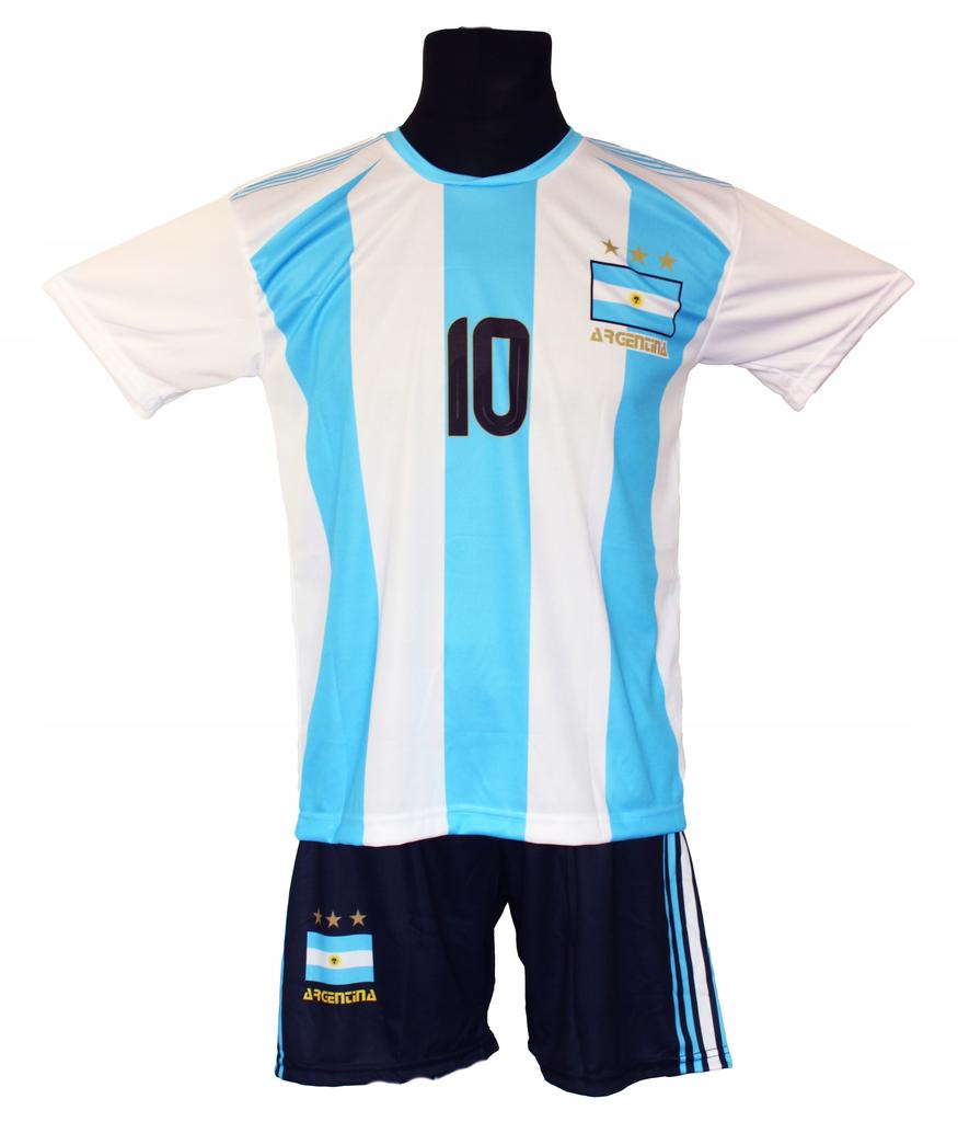 MESSI ARGENTINA Football Kit - Size 134 + Shin Guards