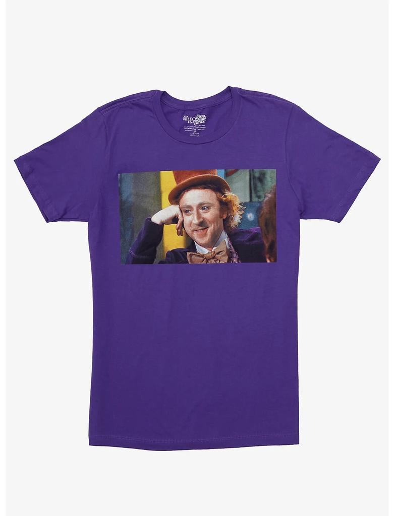 Willy Wonka & The Chocolate Factory Mens Condescending Wonka Meme Shirt NWT S-XL