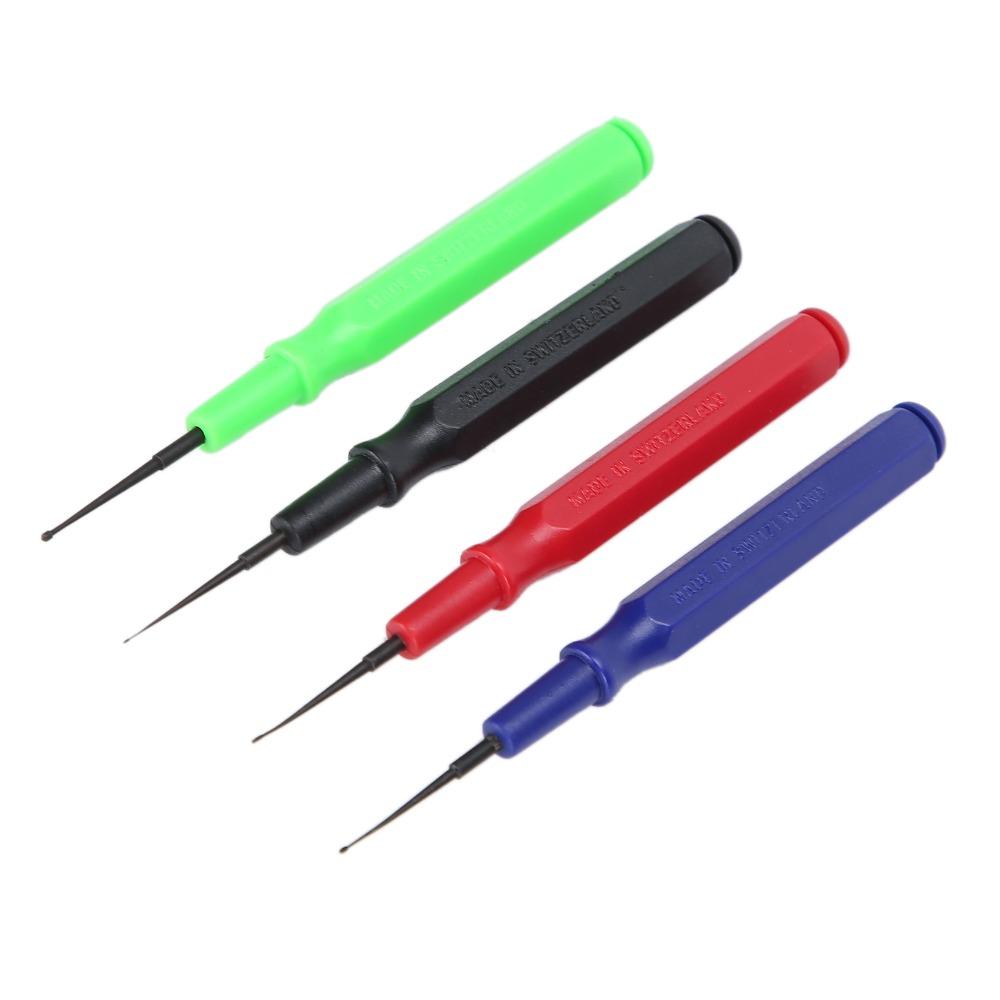 Plastic Material Watch Repairing Tool 4pcs Set Oil Pin Pen Watch Repair Kit  Professional Use