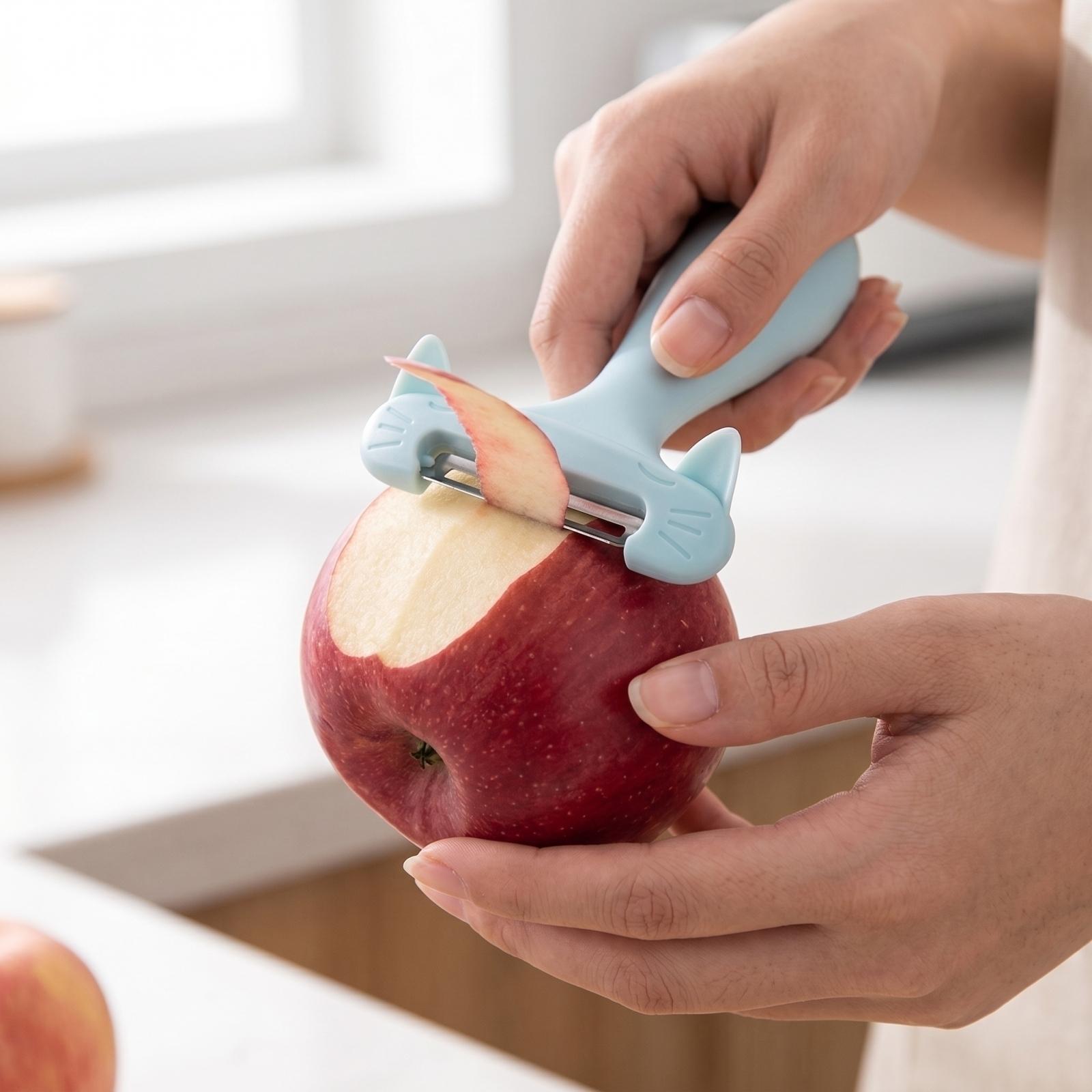 

Multifunctional Kitchen Peeler Vegetable Fruit Peeler Apple Peeling Tool Portable Fruit Peeler Fruit Knife Kitchen Gadget One Size
