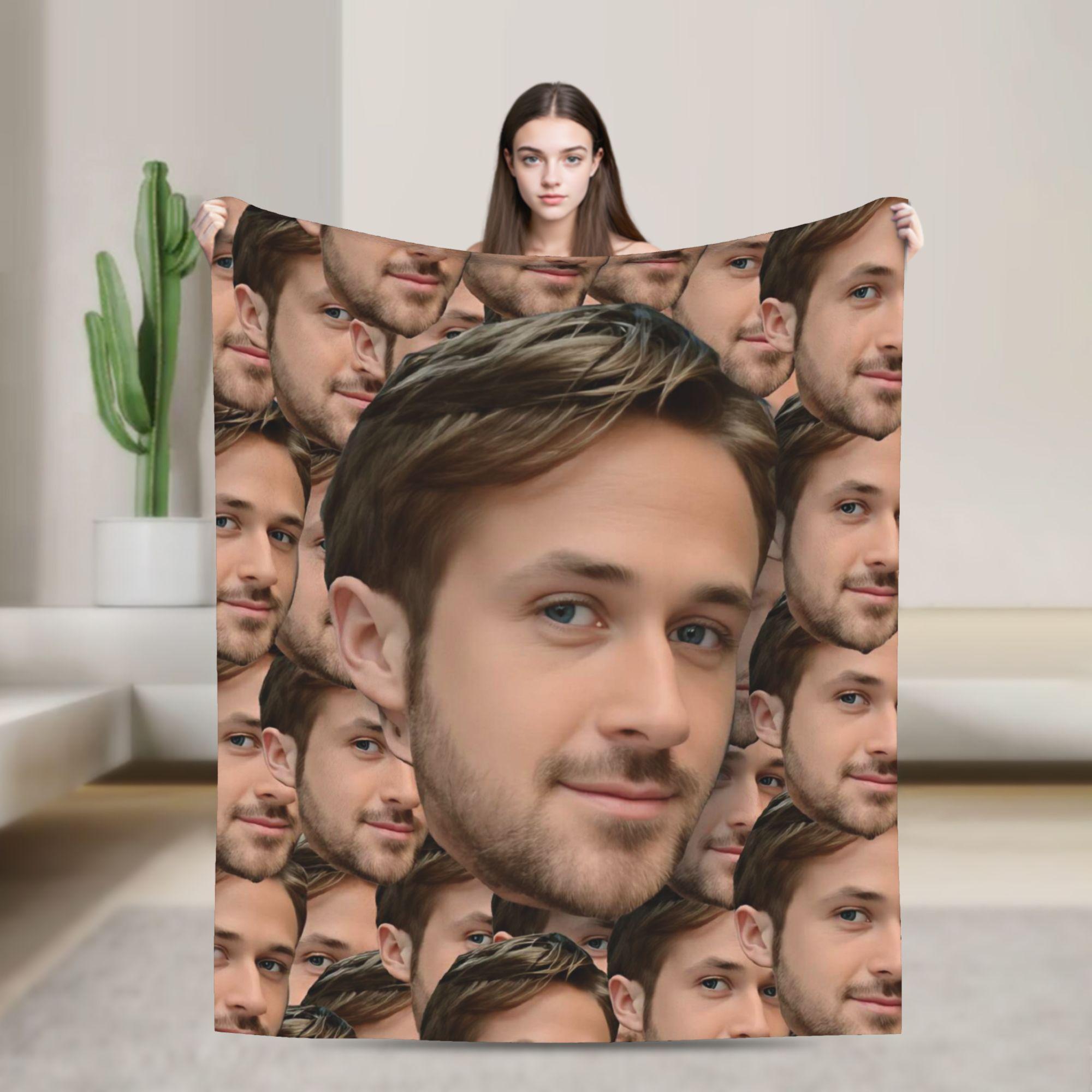 Ryan Gosling Collage Blanket Girls  Flannel Throw Blanket For Bedroom Soft Design Quality Bedspread Gift 80x120cm