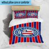 3PCS Football Club Emblem 3pcs Bedding,Including 3PCS Duvet Cover And 2pcs Pillowcases Perfect for Christmas,Ideal for Bedroom, Dormitory