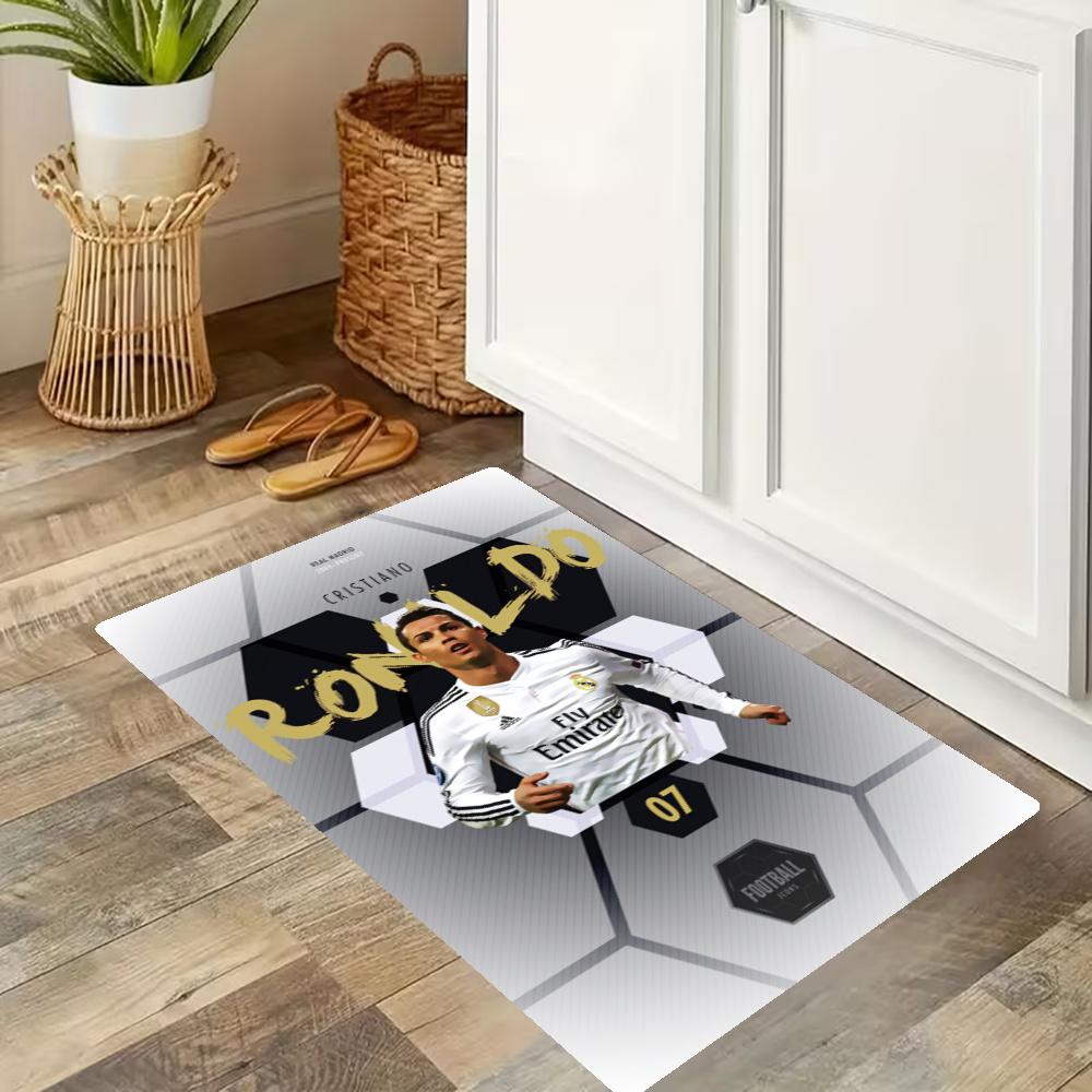 Cristiano Ronaldo Kitchen Floor Mat Long Strip Mat Antislip Machine Washable Suitable For Bathrooms Laundries Home Decoration Carpets