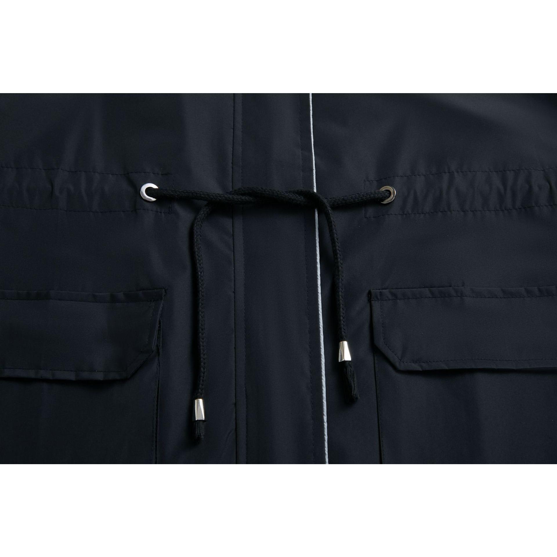 GMXIA Женские однотонные принтованные осенне-зимние куртки и пальто с капюшоном — фото 7