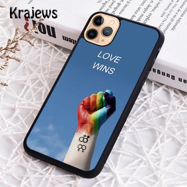 

Чохол для телефону Krajews Gay Pride Flag LGBT для iPhone 14 5 SE 6s 7 8 plus X XR XS 11 12 13 pro max Samsung Galaxy S21 S22ultra Samsung S22ultra