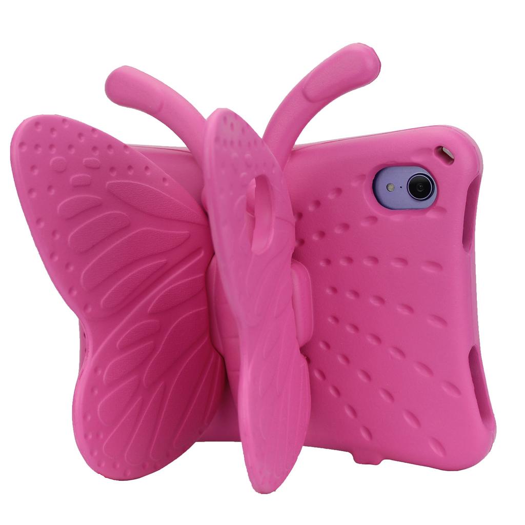 EVA Kids Cute Funda Case Universal for iPad Mini 7 2024 (A17 Pro) A2995 A2996 6 2021 8.3 inch Folding Wings Stand Tablet Cover