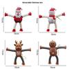Christmas Extendable Santa Claus Snowman Pendants Christmas Decoration For Home Xmas Tree Hanging Ornaments  Year Kids Gifts
