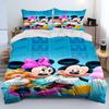 Mickey Maus Cartoon Donald Duck HD Bettdecke Bettwäsche Set Bettbezug Bett Set Steppdecke Bezug Kissenbezug Königin Bettwäsche Set Erwachsener Kind