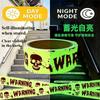 Halloween Warning Glow In The Dark Tape 5cm x3.0m Non Adhesive Marking Tape Indoor Outdoor Garden Gathering Decor 2026 New Fun