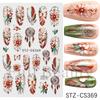 Nail Art Stickers Ins Red Lip Cherry Strawberry Y2K Sweet Cool Style Bow Digital Adhesive Nail Stickers