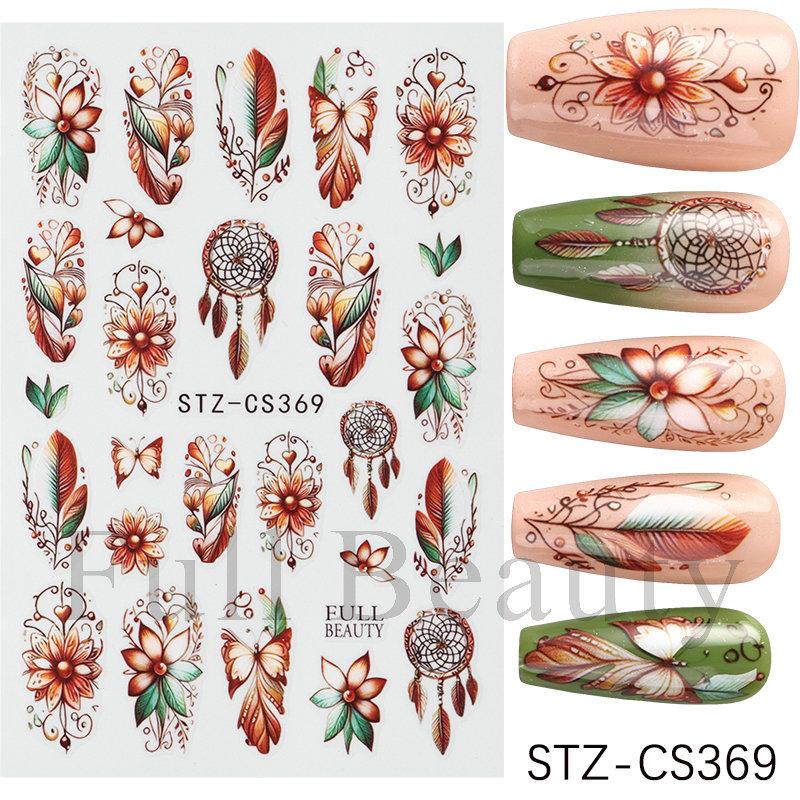 Nail Art Stickers Ins Red Lip Cherry Strawberry Y2K Sweet Cool Style Bow Digital Adhesive Nail Stickers
