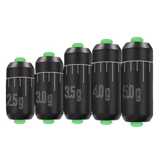 100 Pcs Fishing Weight Sinkers Down Corner Design Lightweight Good Concealment Unique with Plastic Box Reduce Fish Alertness