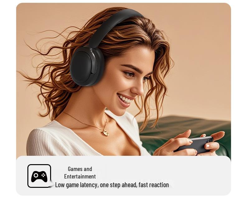 New Cross-Border Bluetooth Over-Ear Gaming Headphones with Large Battery Capacity
