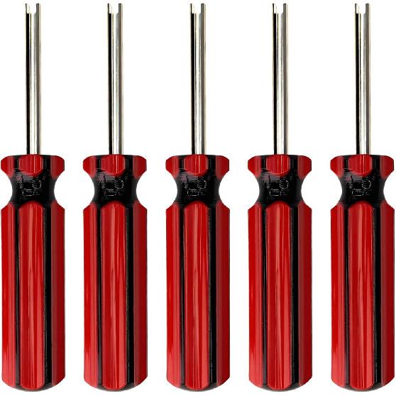 5Pcs Tire Valve Stem Removal Tool - Premium Single Heads Valve Core Remover,Great Tire Valve Tool For Schrader Valve Cores (5Pieces Single Heads