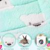 Jetec 2 Pieces Guinea Pig Bed Rabbit Bed Small Animal Hamster Warm Mats Winter Warm for Bunny Hamster Squirrel Hedgehog Chinchilla Small Animal