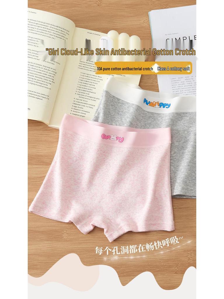 Antibakterische Baumwoll-Boxershorts für Mädchen für Teenager und Kinder